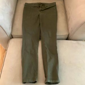 J Brand green skinny jeans size 27